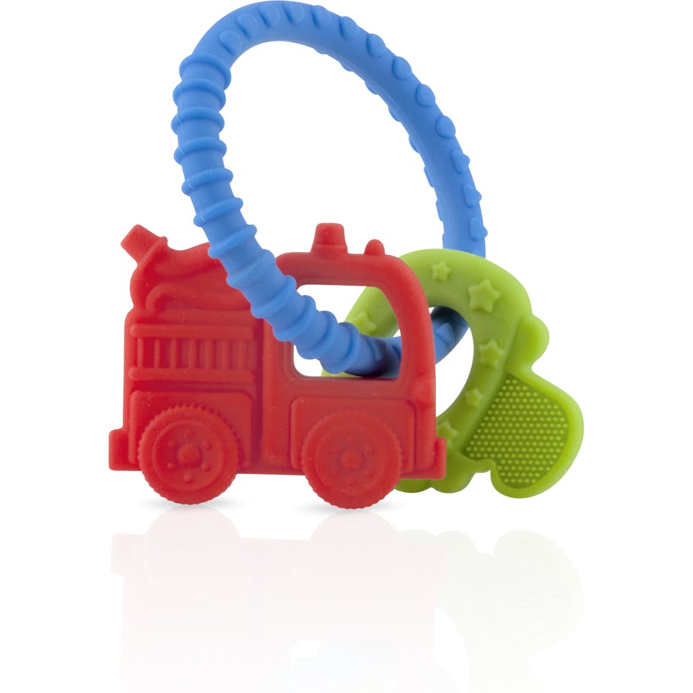 Nuby Chewy Charms Silicone Teethers - 100% Silicone 1