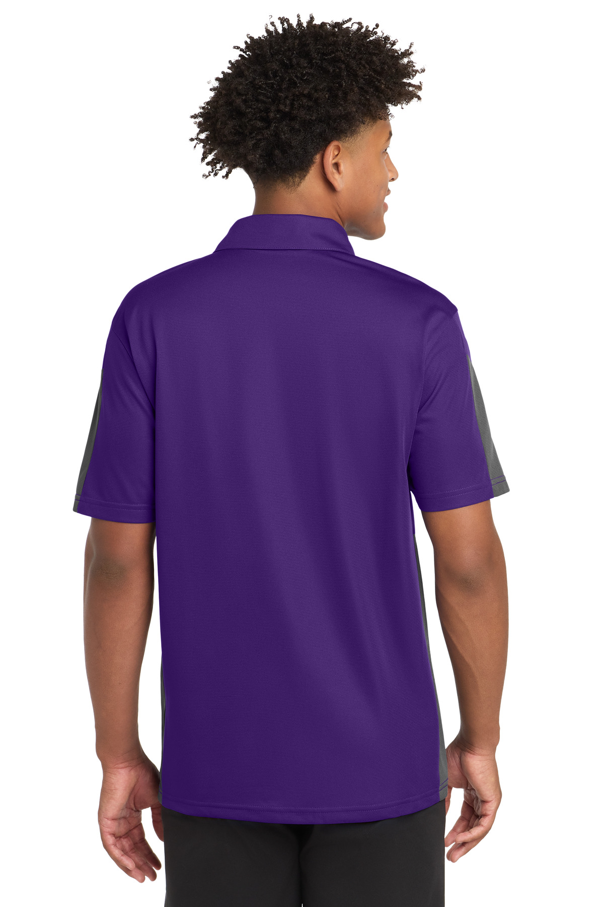 Sport-Tek PosiCharge Active Textured Colorblock Polo. ST695 10