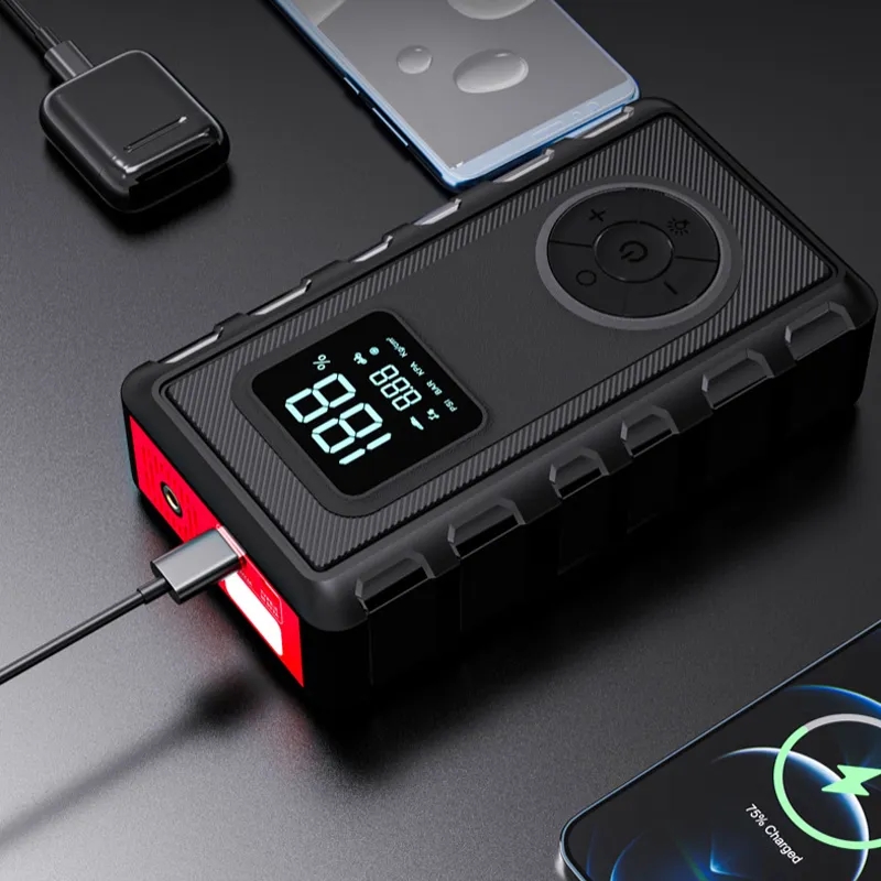 Multi-functional Jump Starter & Air Pump (Peak 1000A) 4