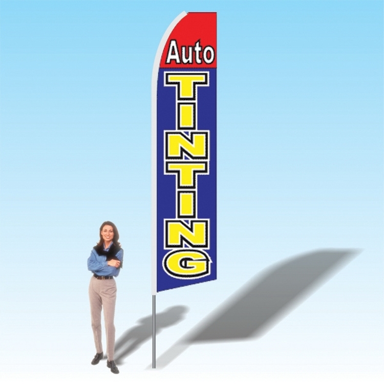 15FT Auto Tinting Advertising Banner Flag 2