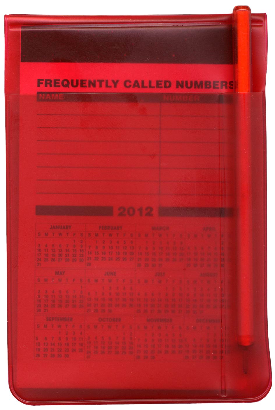 Translucent Memo Book With Clear Pen 6