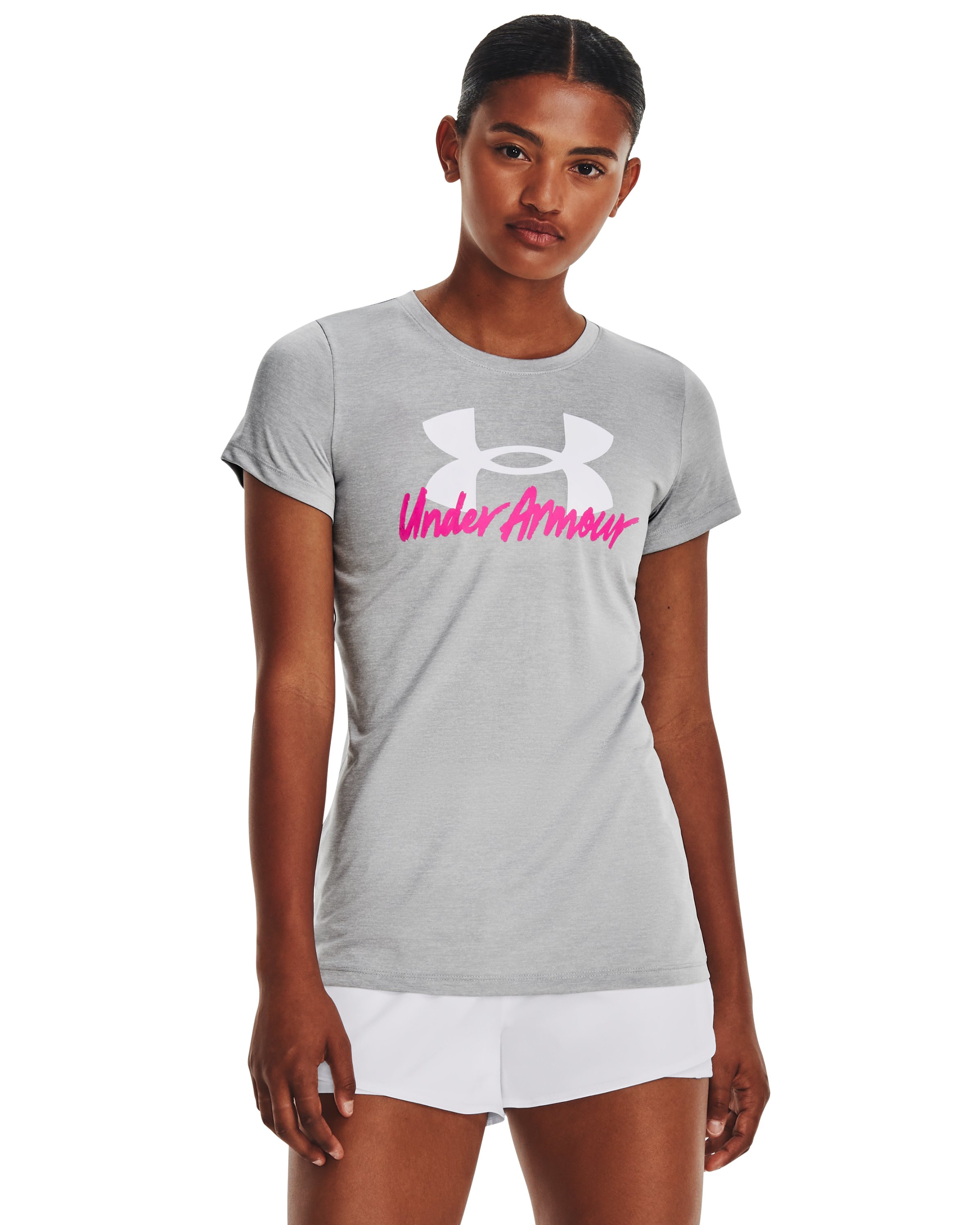 UA Tech Twist Graphic Women's Short Sleeve 5