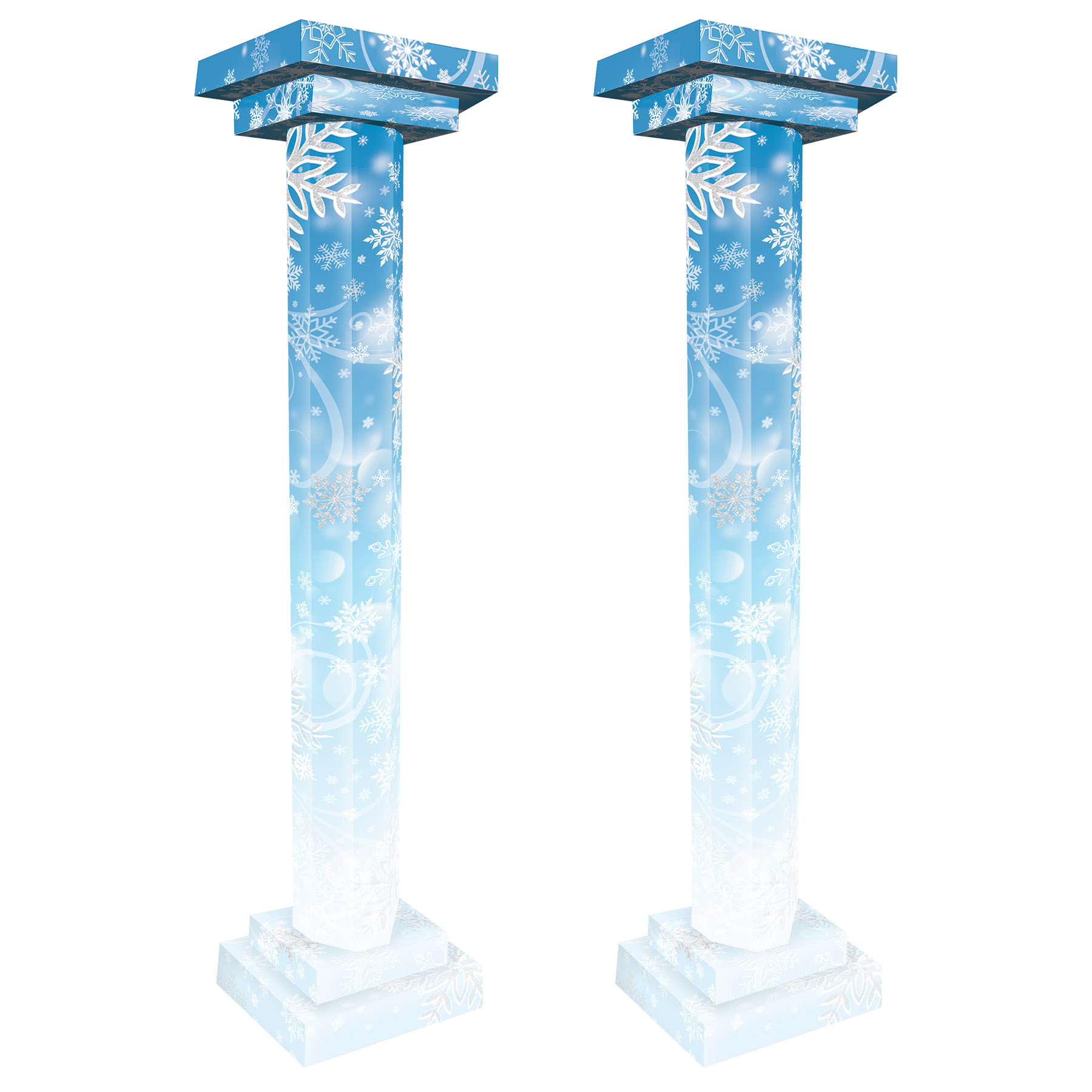 Winter Wonderland 3-D Tall Column Props