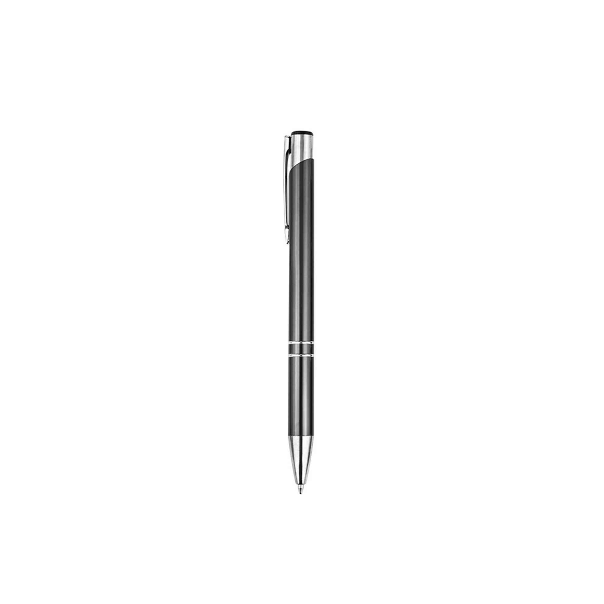 Aluminum Click Action Ballpoint Pen With Chrome Clip 5