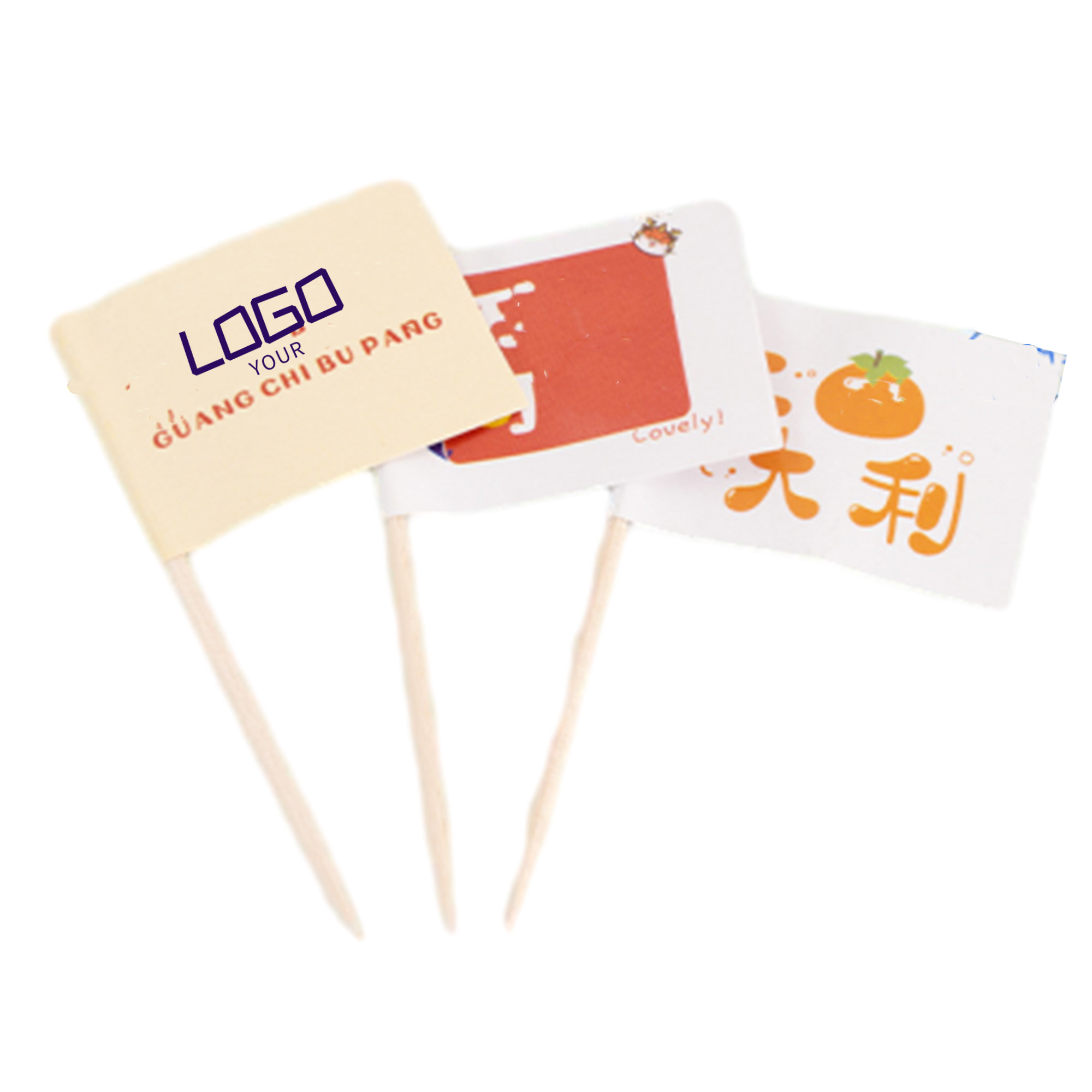 Custom Full Color Toothpick Flag 2