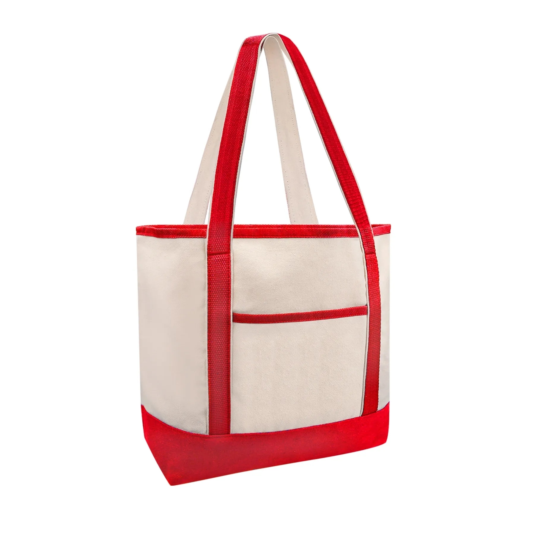 12oz. Natural Canvas Boat Tote w/ Reinforced Handle 2