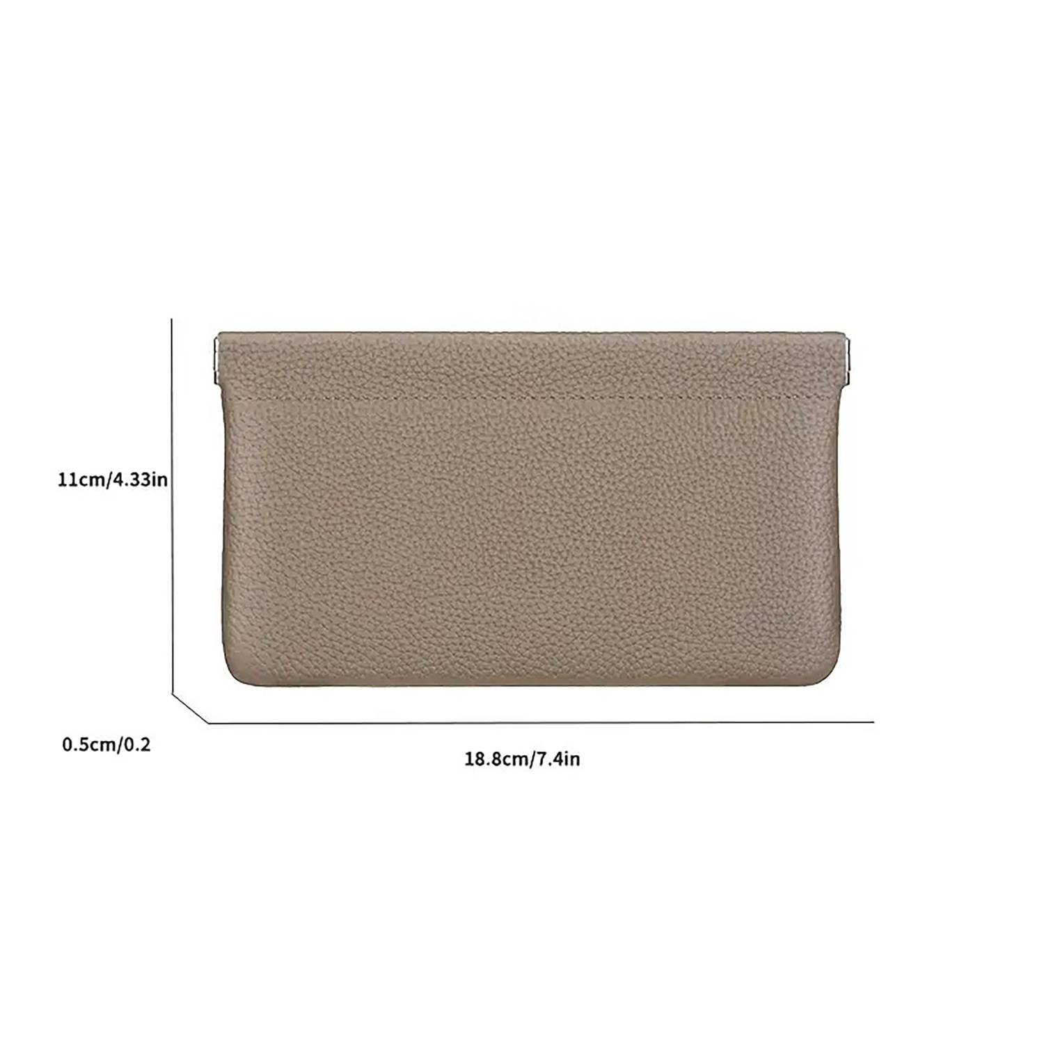 Large-Capacity Pu Leather Clutch Coin Purse 5