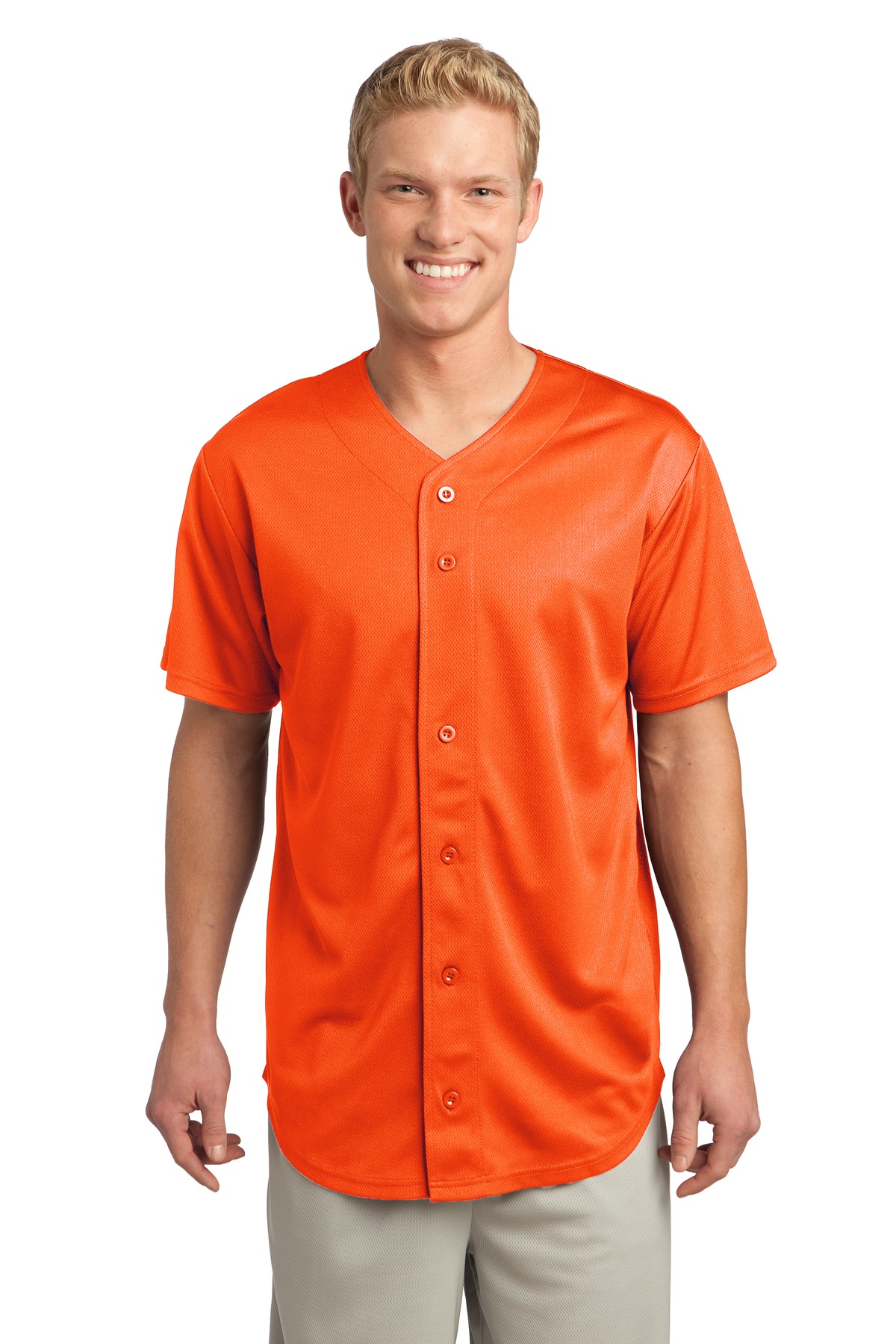Sport-Tek PosiCharge Tough Mesh Full-Button Jersey. ST220 18