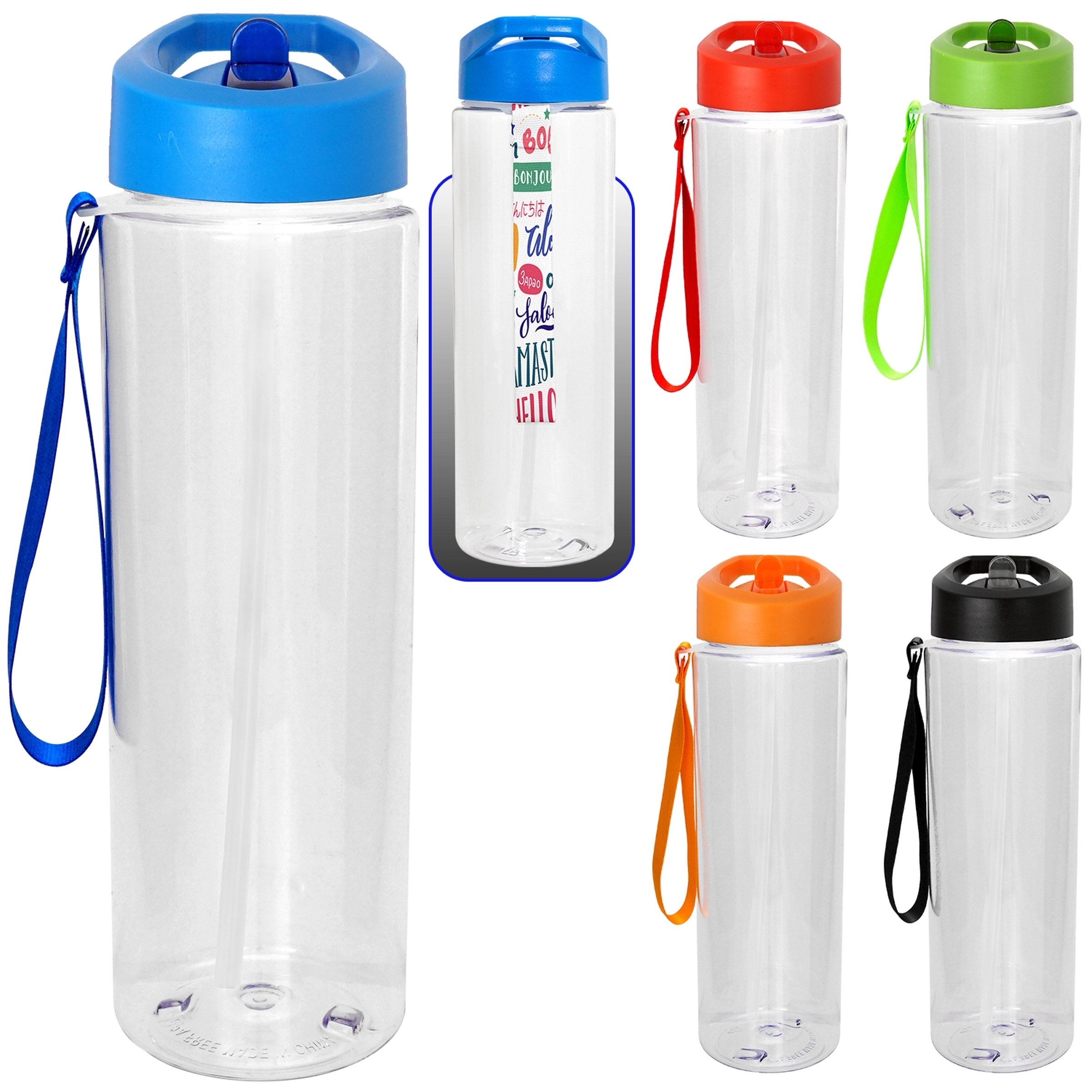 Pop Up 24 oz. Lanyard Bottle 12