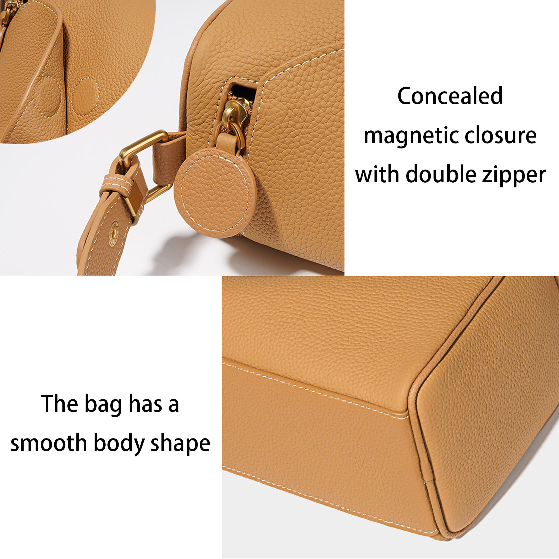 Genuine Leather Simple premium crossbody bag for women 4