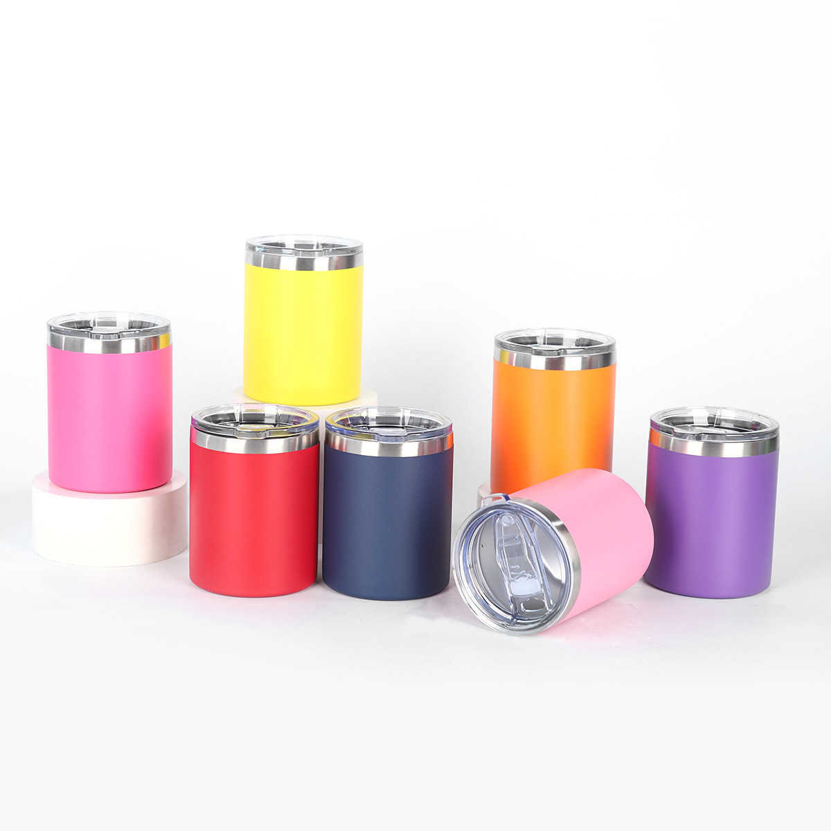 12 oz Stainless Steel Tumbler W/ Lid 23