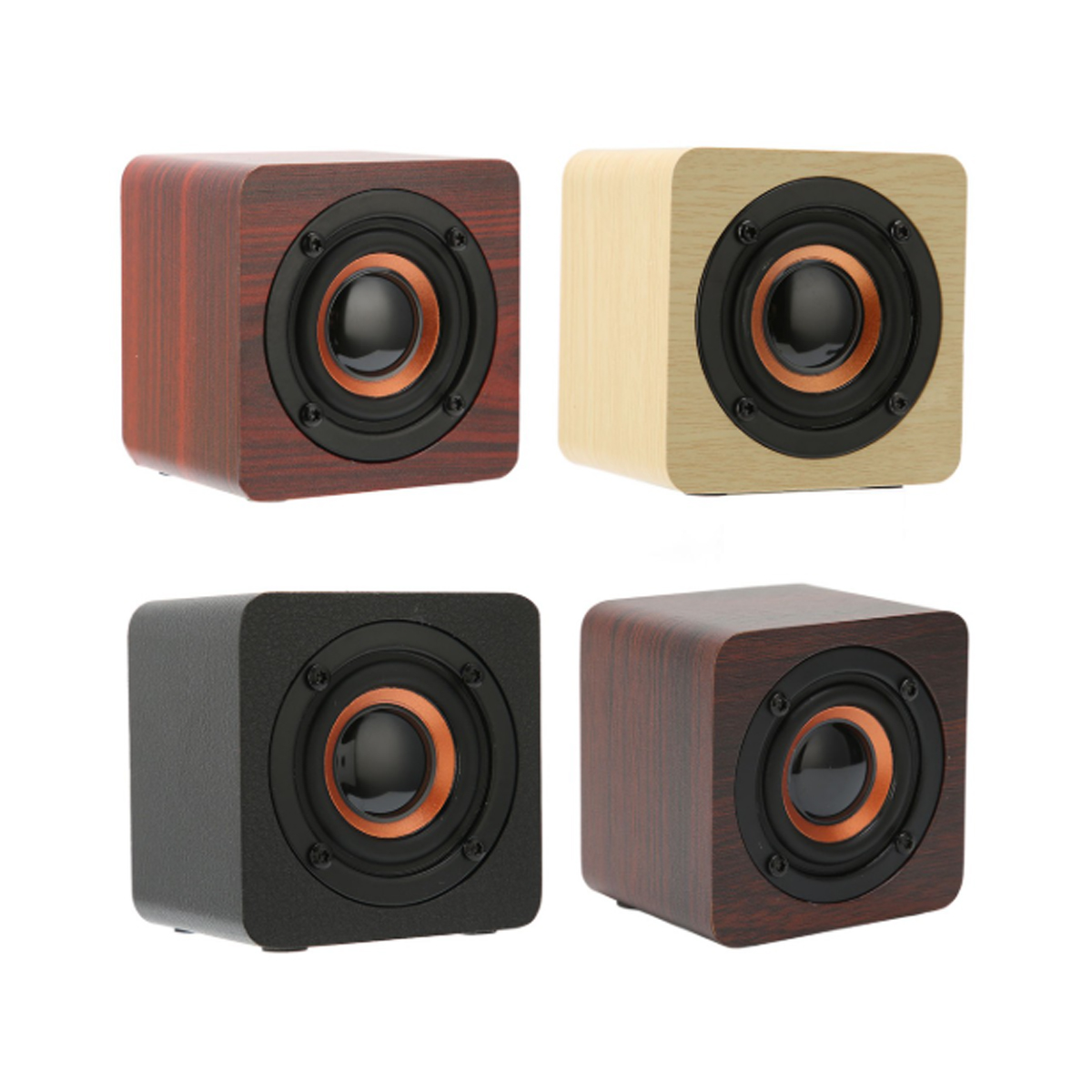 Mini Portable Wooden Bluetooth Speaker 5