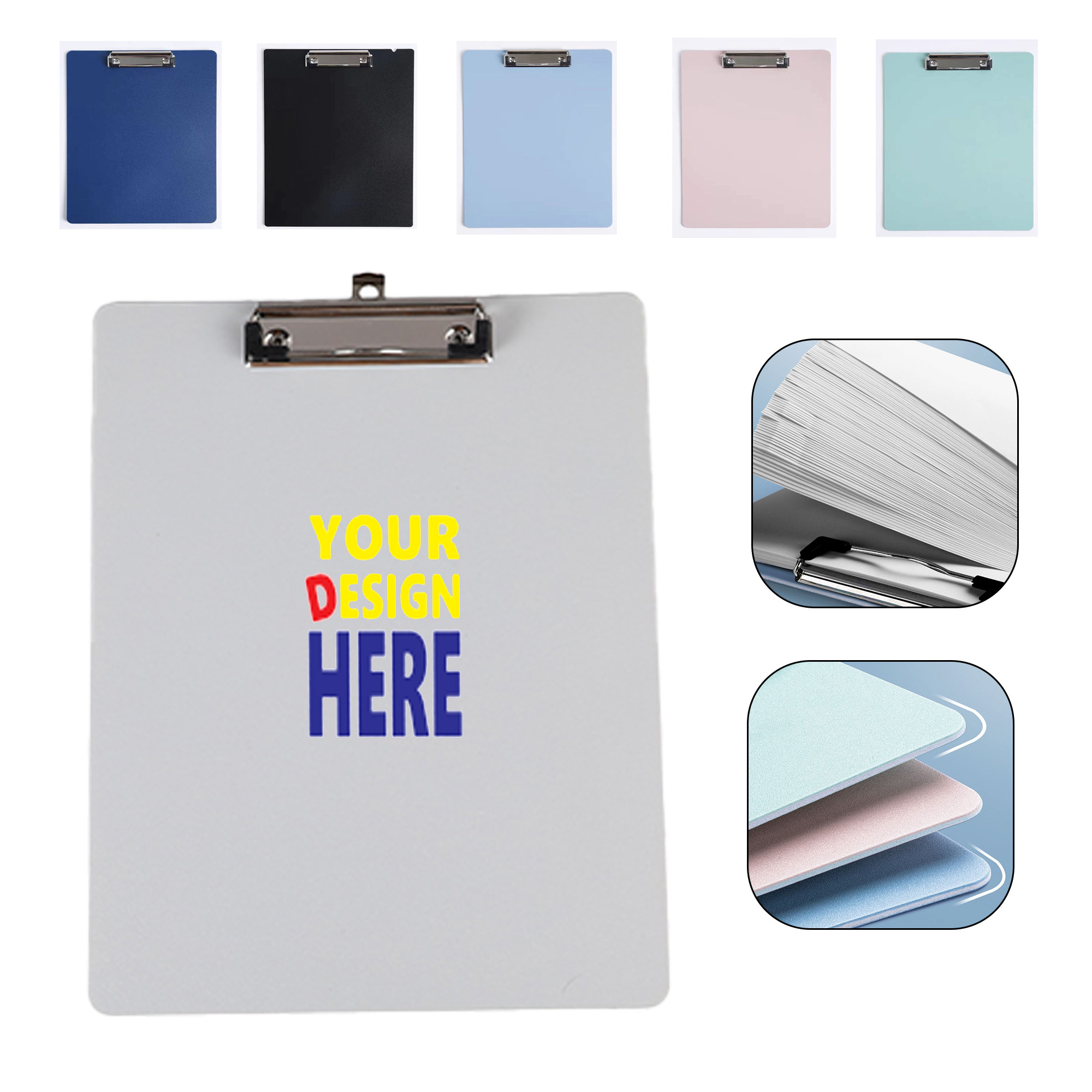 MOQ 50PCS A4 Clipboard Writing Board Clip Folder 4