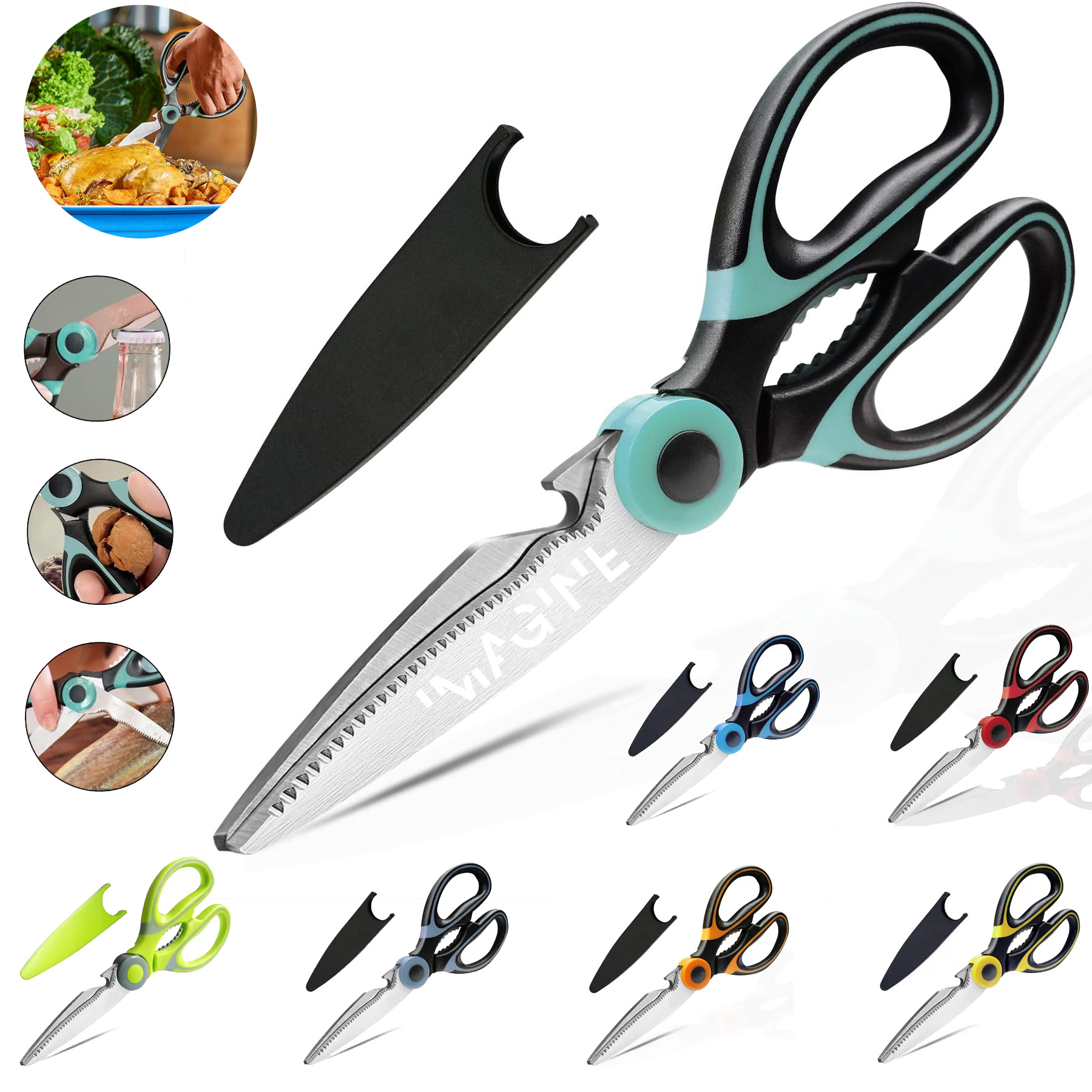 Multi-function Scissors for Kitchen 3