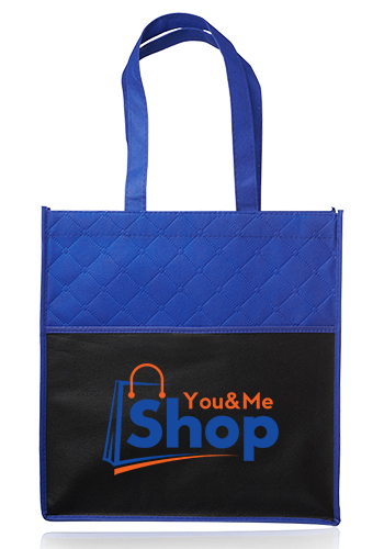 Reusable Quilted Pocket Grocery Tote Bags 11