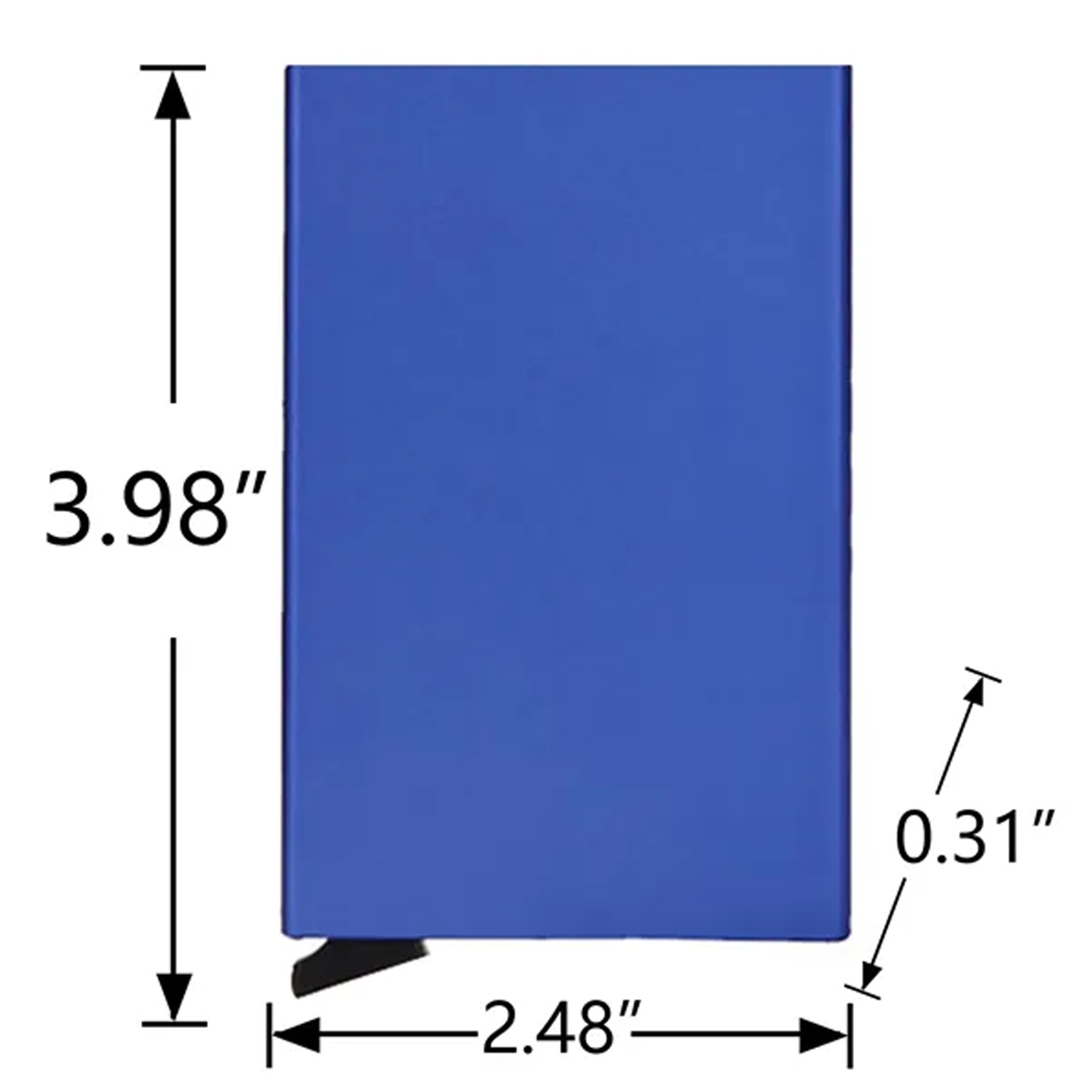 RFID Aluminum Pop-Up Card Holder Wallet 7