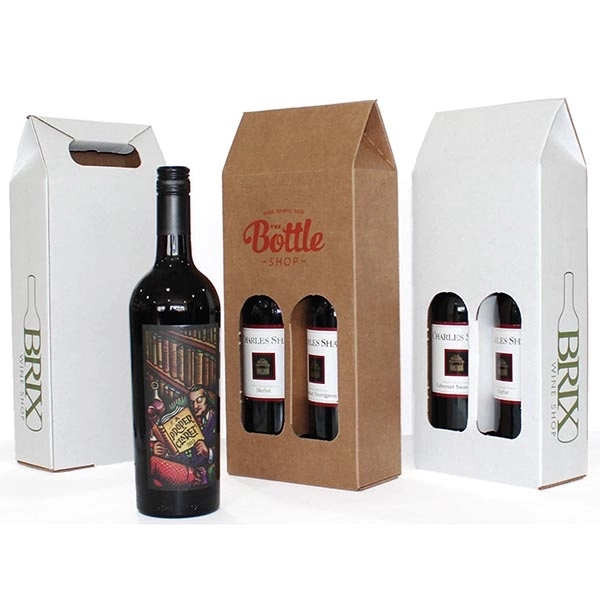 Corrugated Double Bottle Carryall