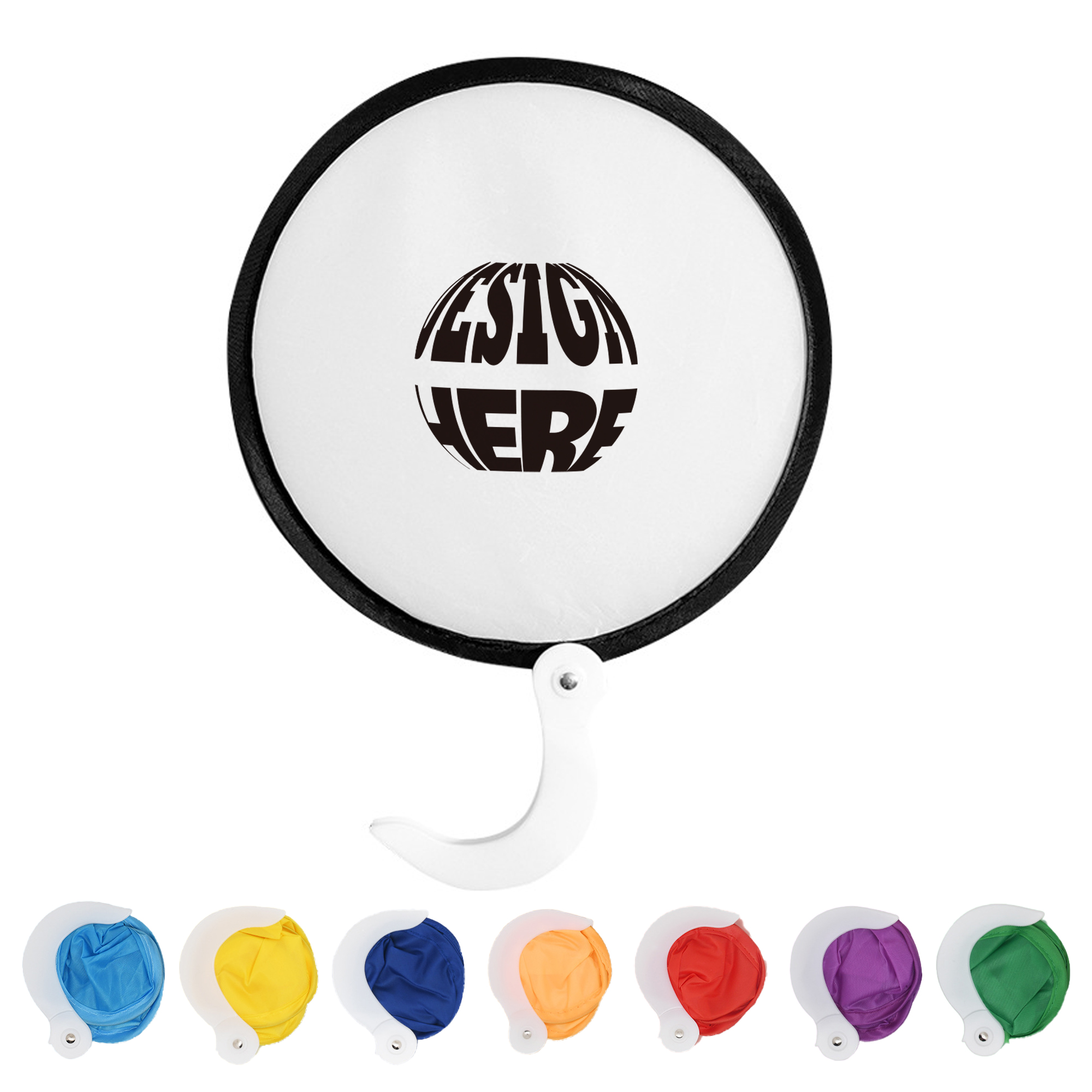 Portable Round Folding Fan 2