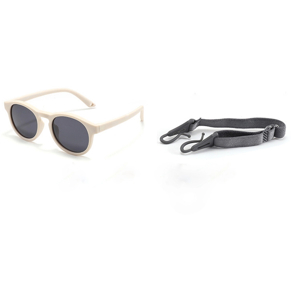 Kids Boys Girls Toddler Sunglasses With Strap Flexible Frame 3