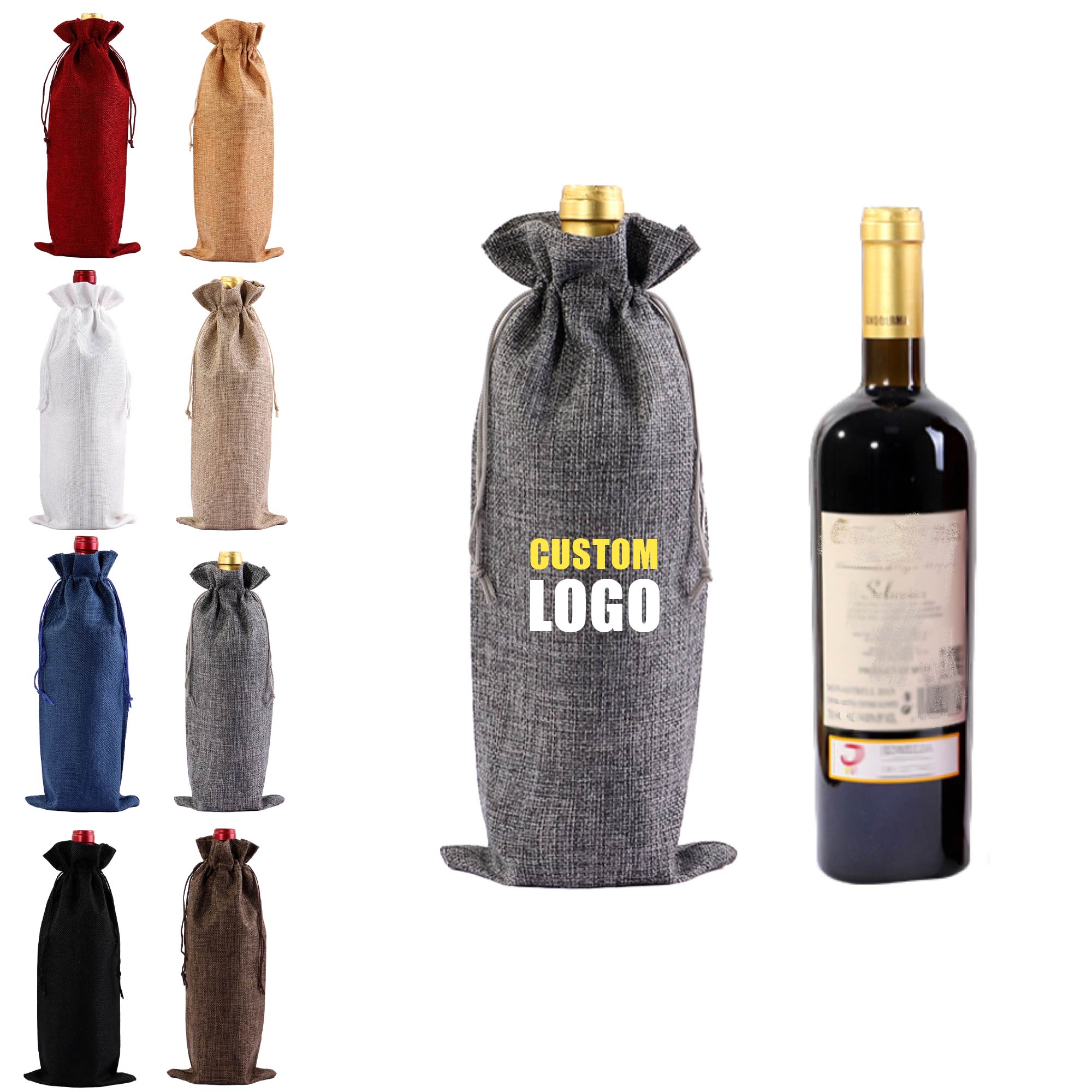 MOQ 10 pcs Wine Packaging Bag 3