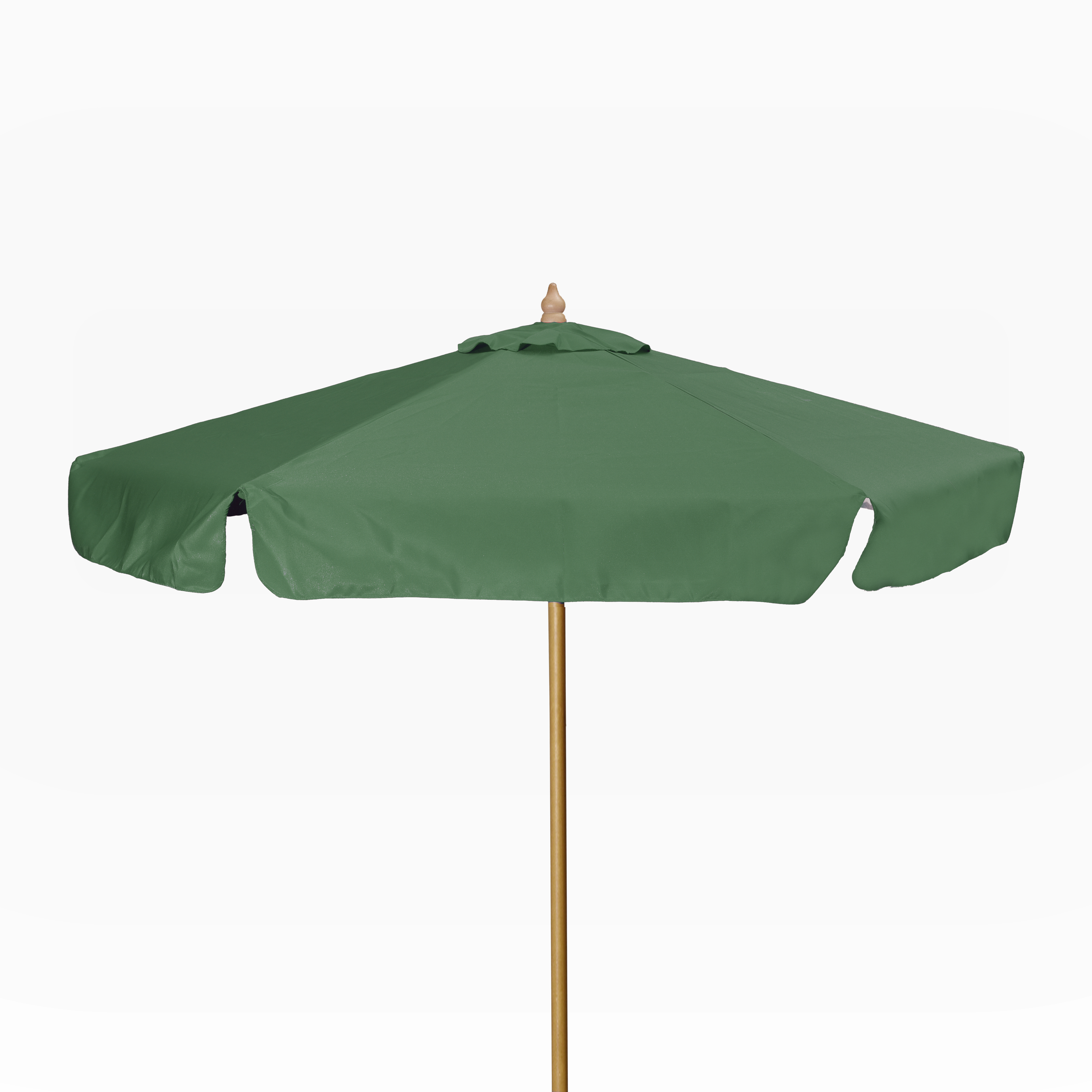7' Wood Market Umbrella