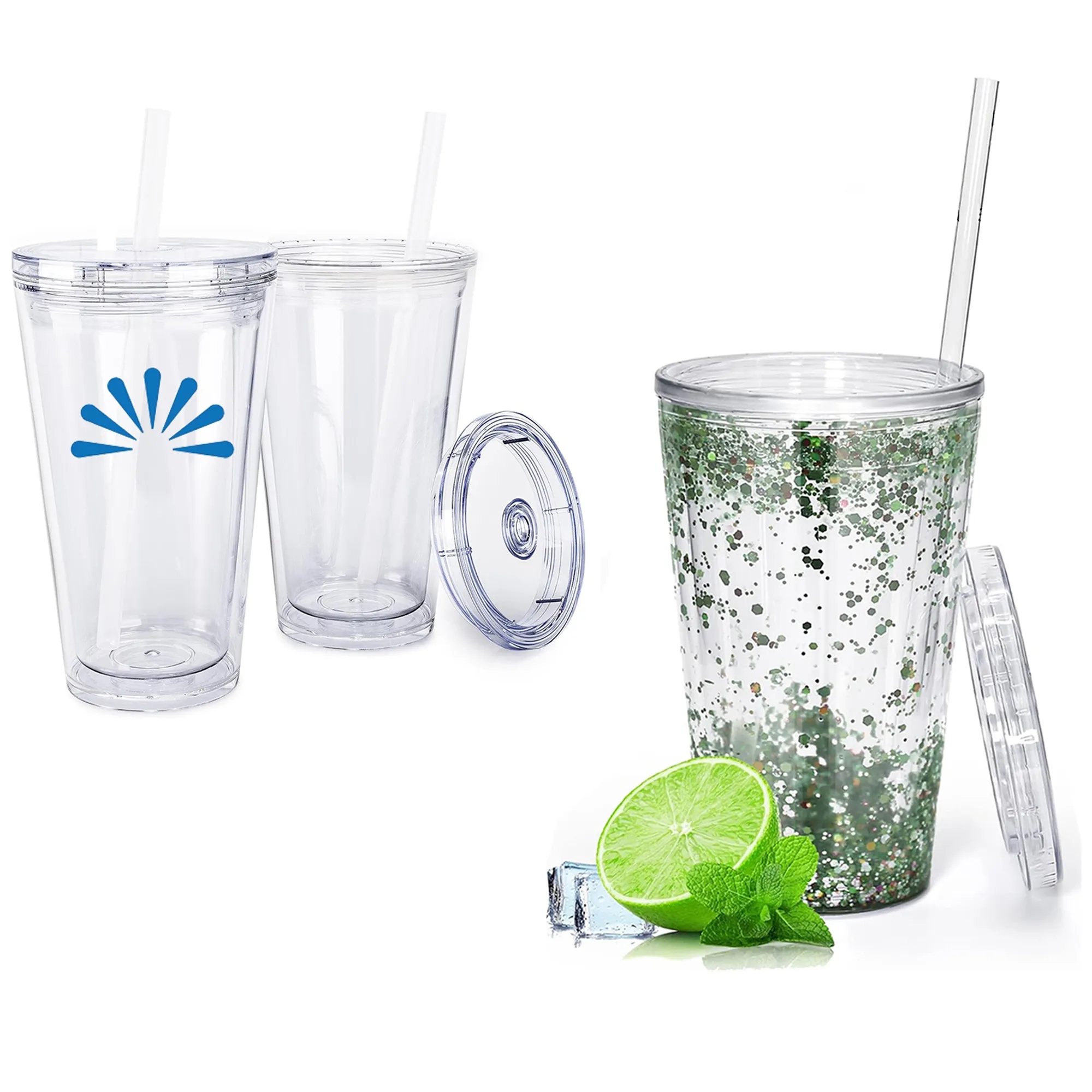Double-Walled Clear Water Bottle 3