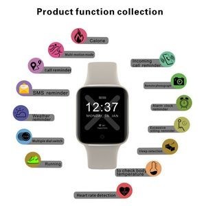 Thermometer Tracker Smart Watch Fitness Bracelet 17