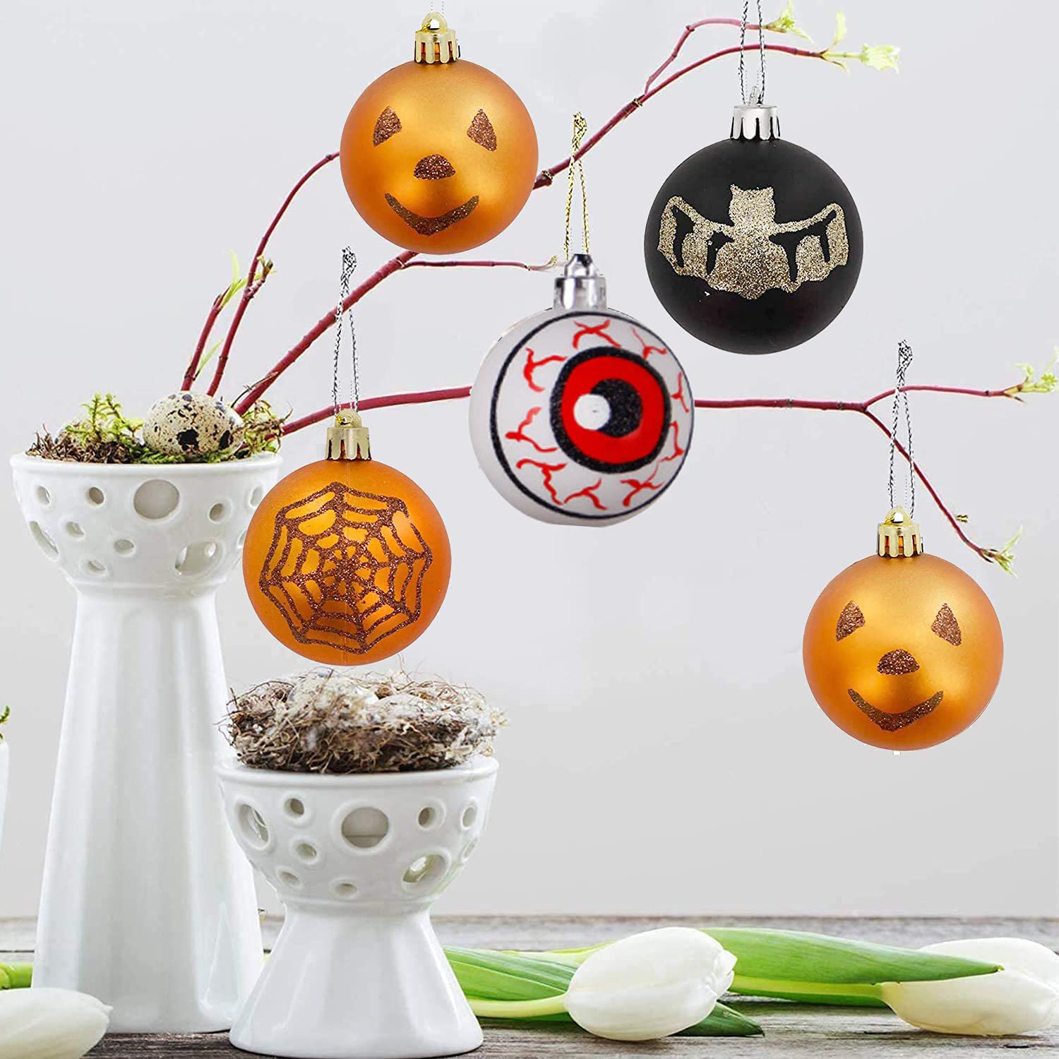 Merry Christmas Balls Ornaments for Holiday/Christmas/Wedding/Party/Decoration---7 cm 4