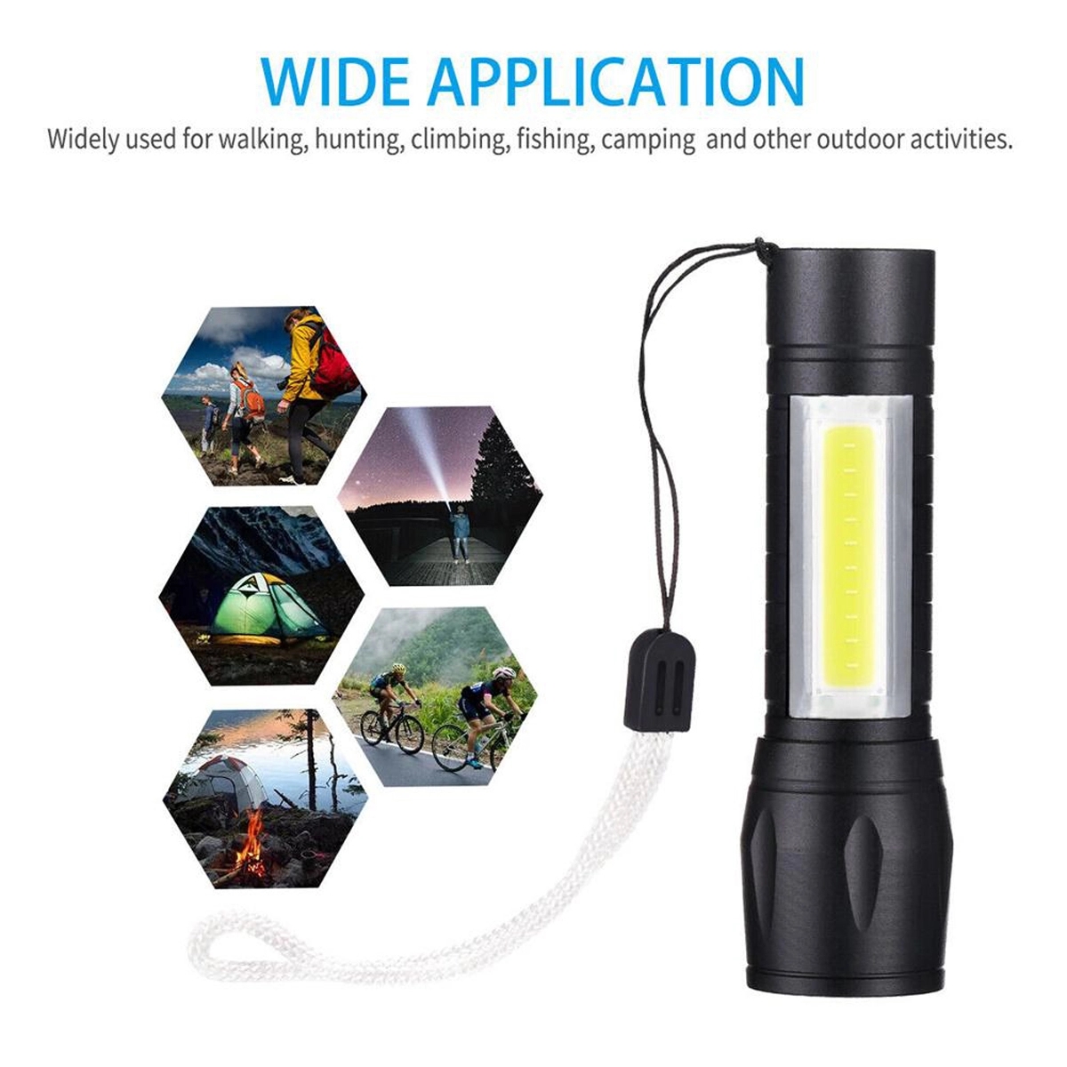 USB Rechargeable Flashlight 3