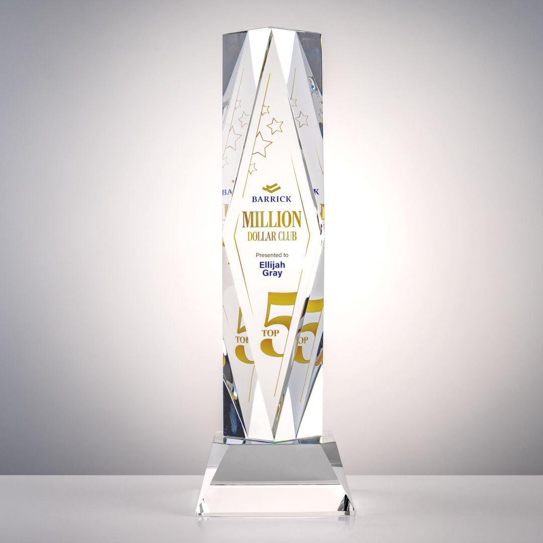President VividPrint™ Award on Base - Clear 9