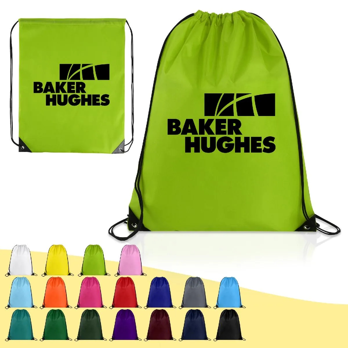 LARGE DRAWSTRING SPORTS PACK - 20" X 17" 3