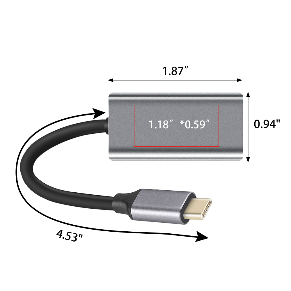 Rosen USB C to 4K HDMI Adapter