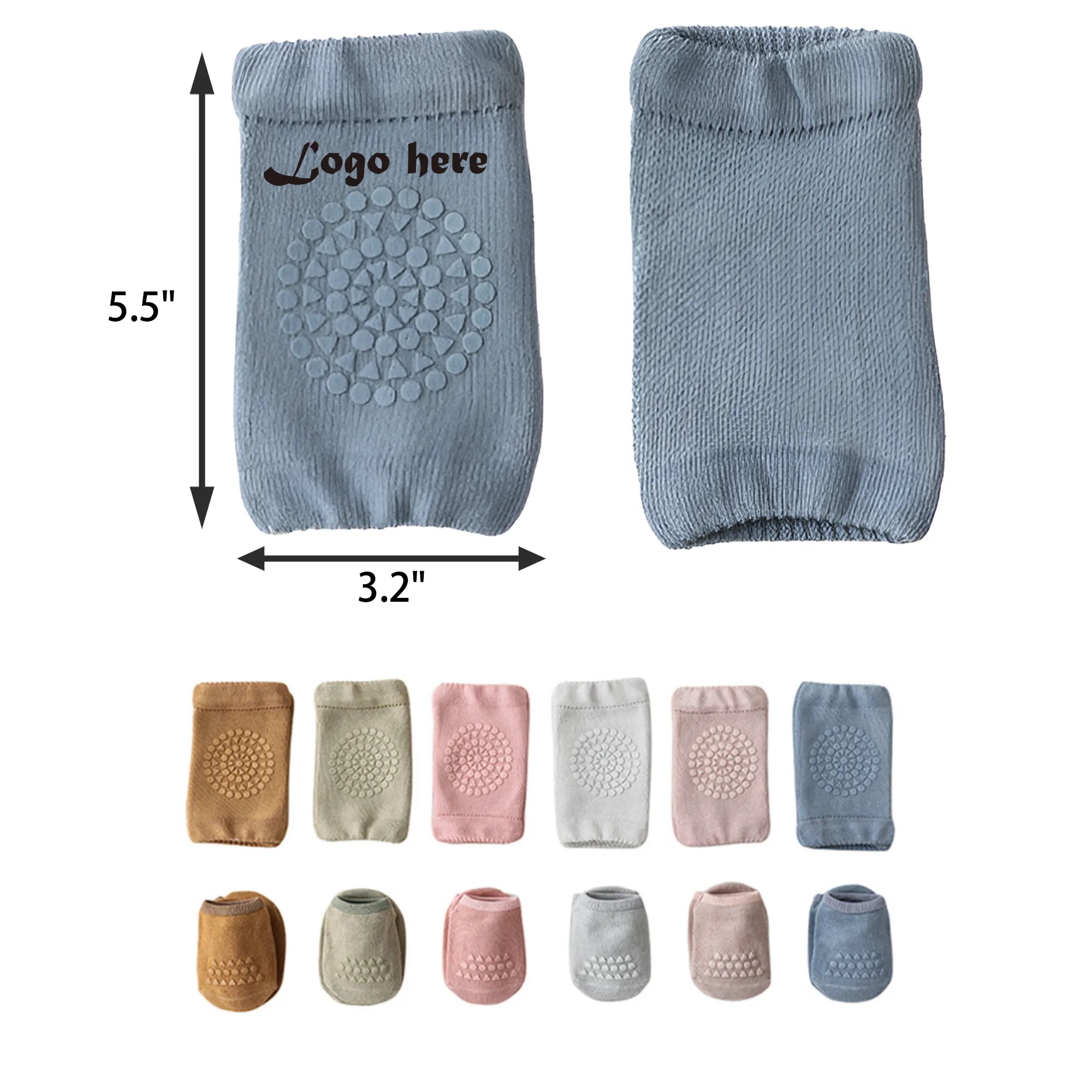 Baby Crawling Non-Slip Knee Pads And Socks