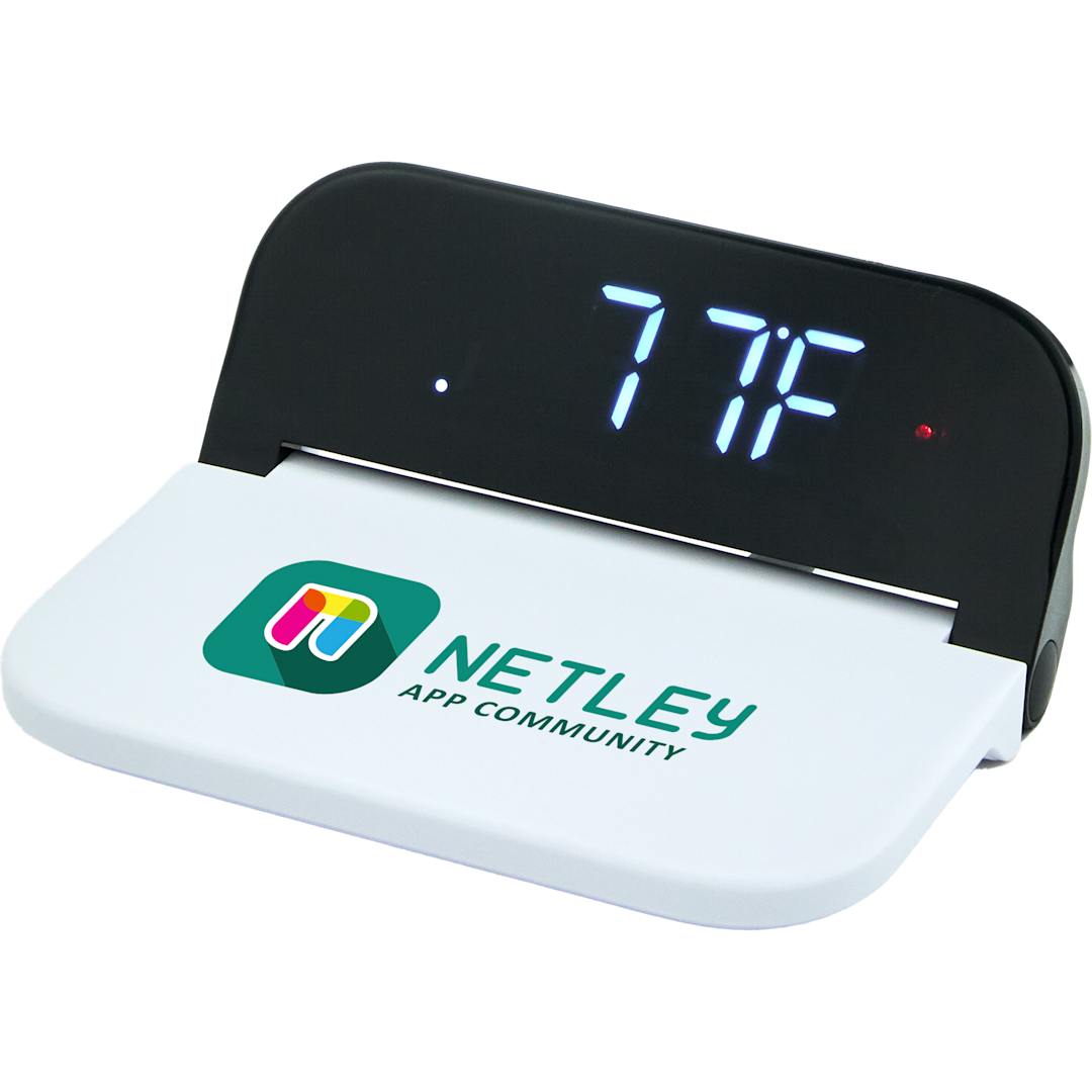 Digital Power Clock 15W Wireless Charger 14