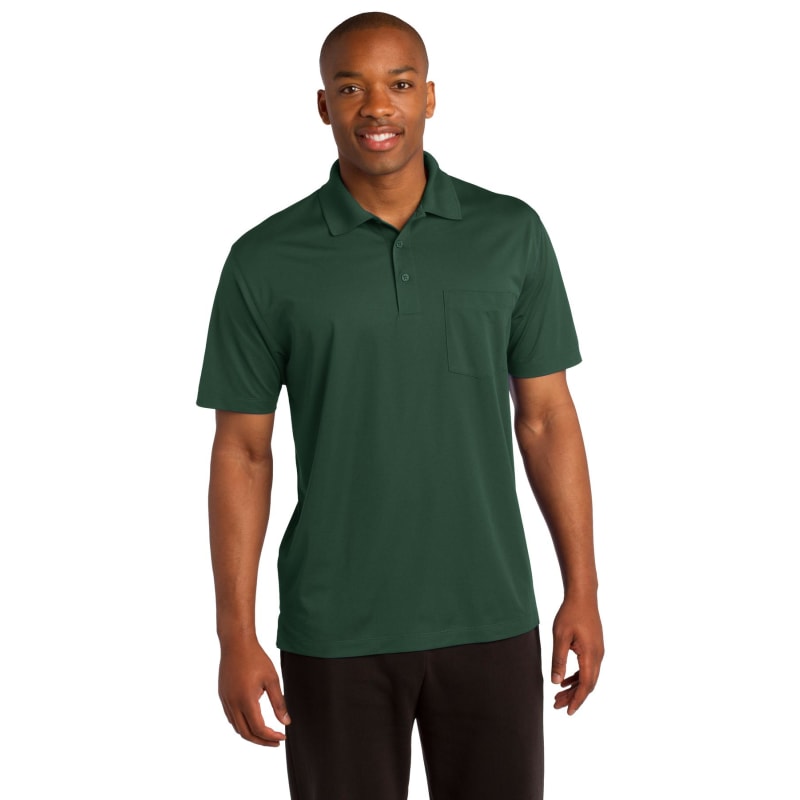 Sport-Tek Micropique Sport-Wick Pocket Polo. 16