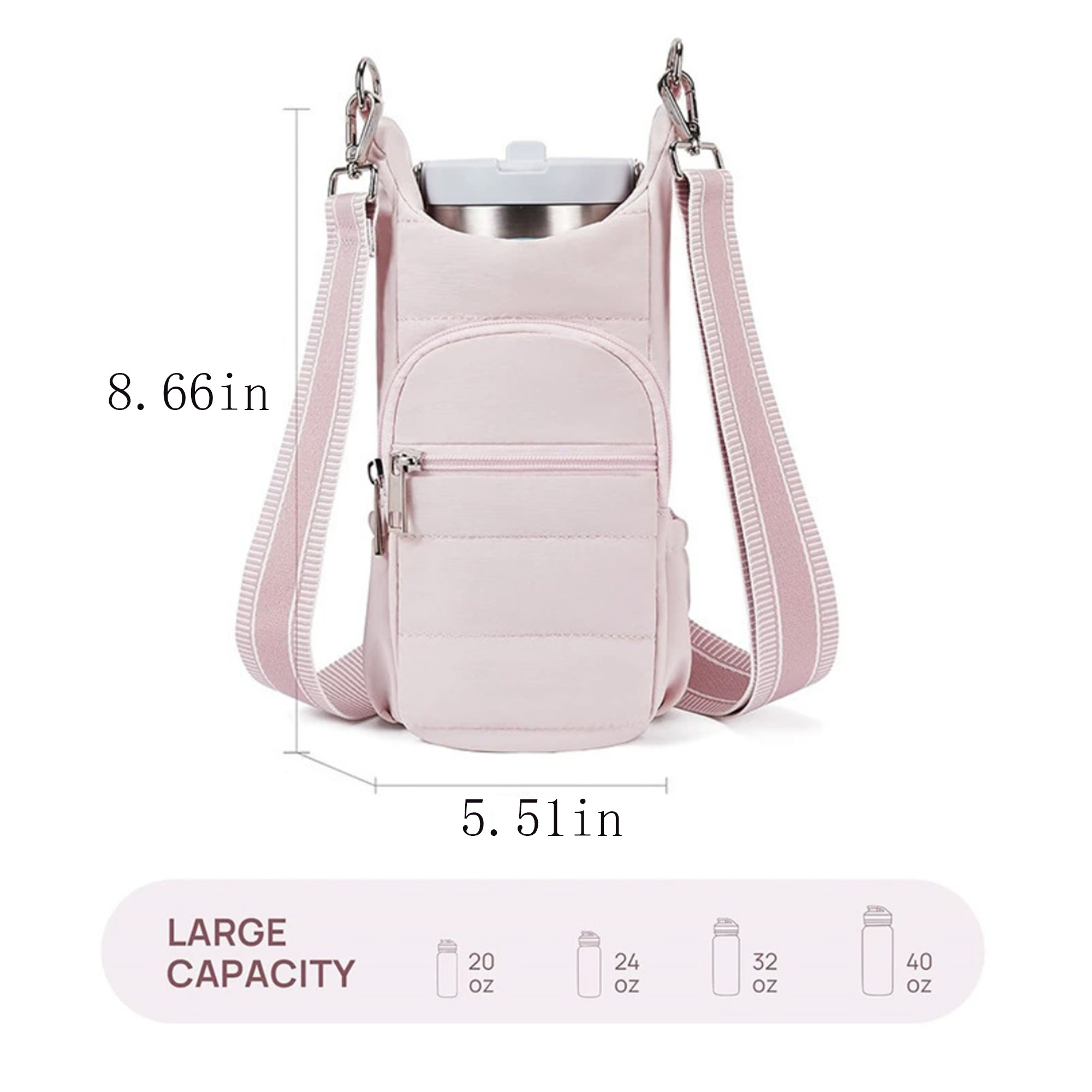 Foldable Crossbody Water Bottle Bag 3