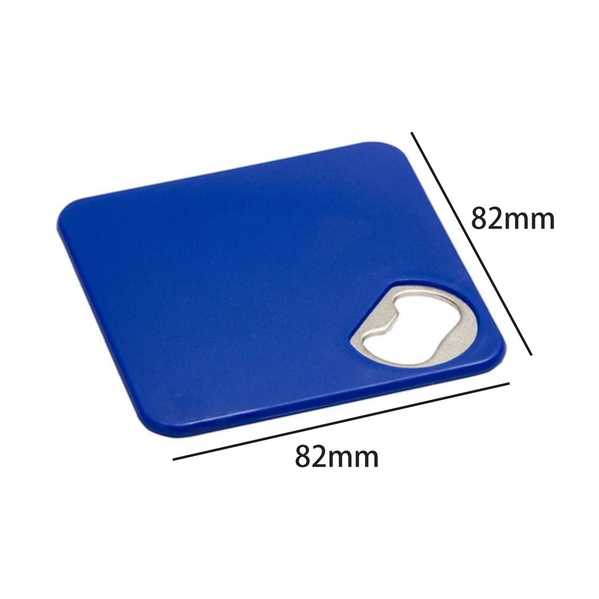 Flat Card Bottle Opener with Stainless Insert 2