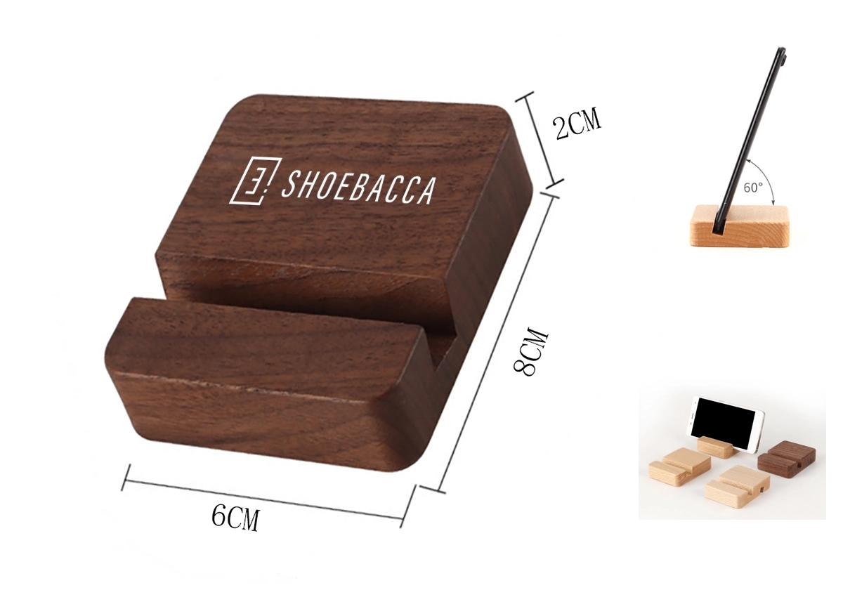 Eco-Friendly Wood Mobile Device Holder 2