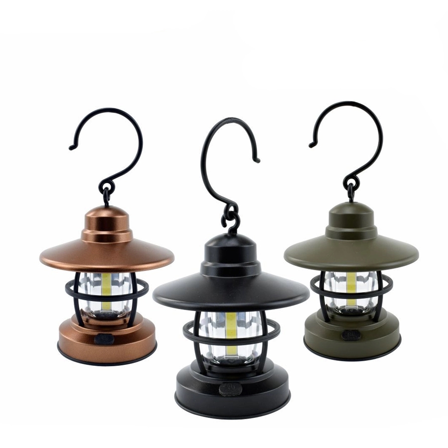Small Retro Outdoor Camping Light & Picnic BBQ Lantern 5