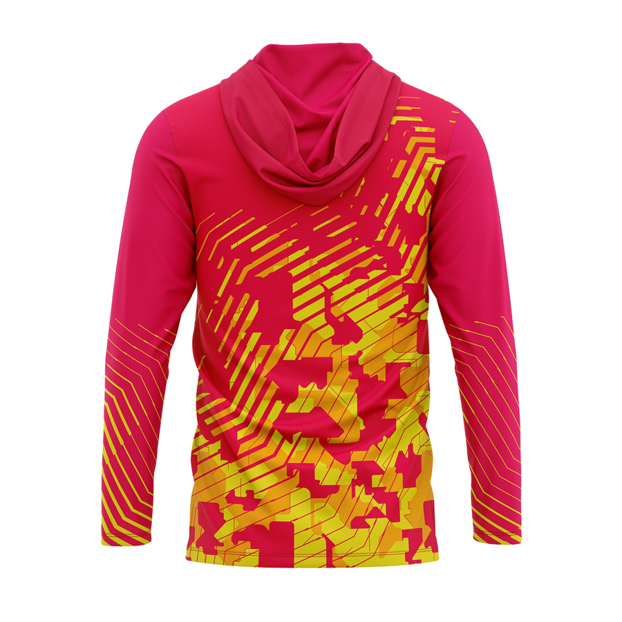 Unisex & Kids' Sublimation 160G Birdseye LS Hooded T-Shirt 2