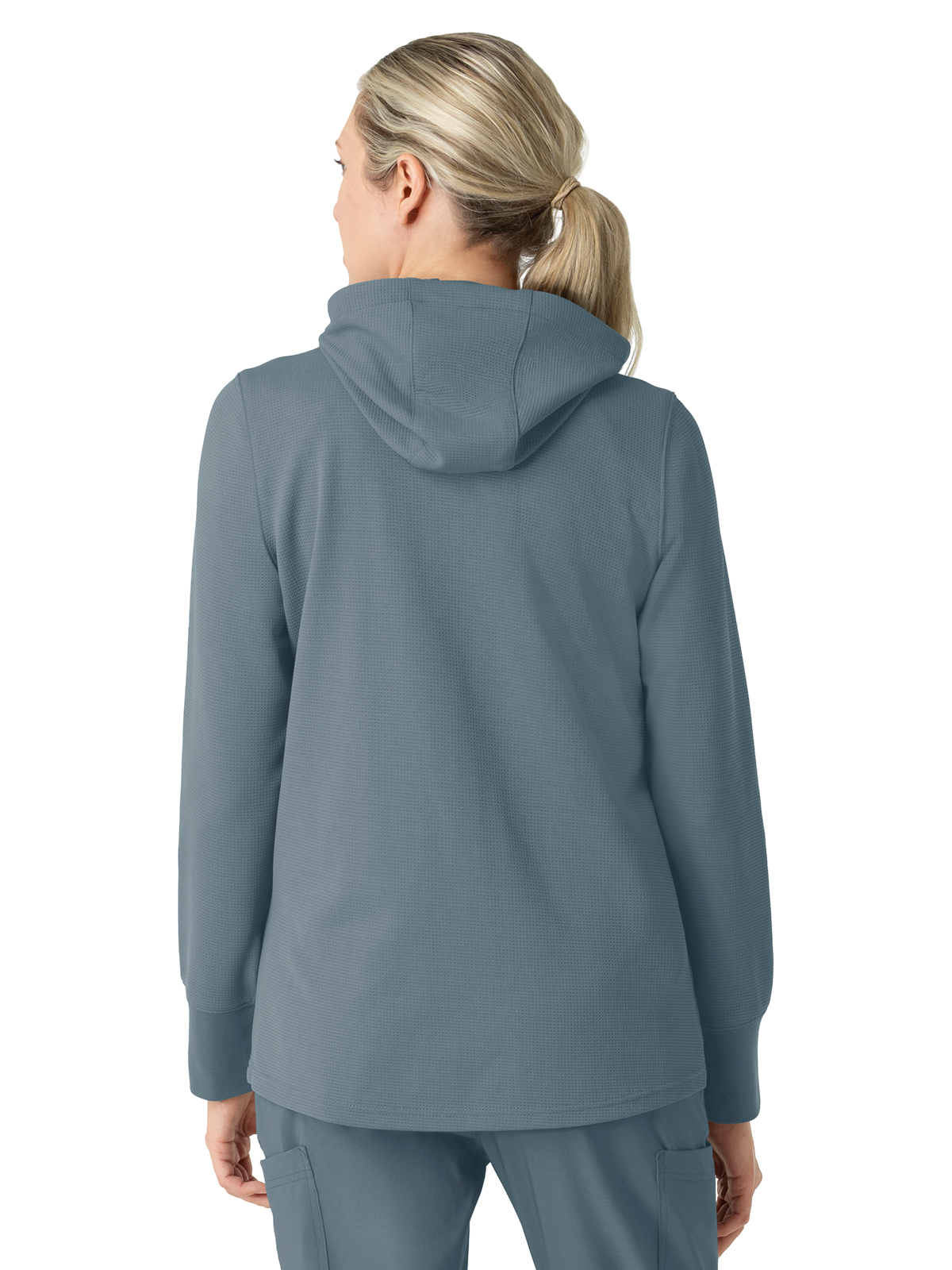 Carhartt Scrubs - Layers - Women's Three-Pocket Full Zip Waffle Hoodie 13