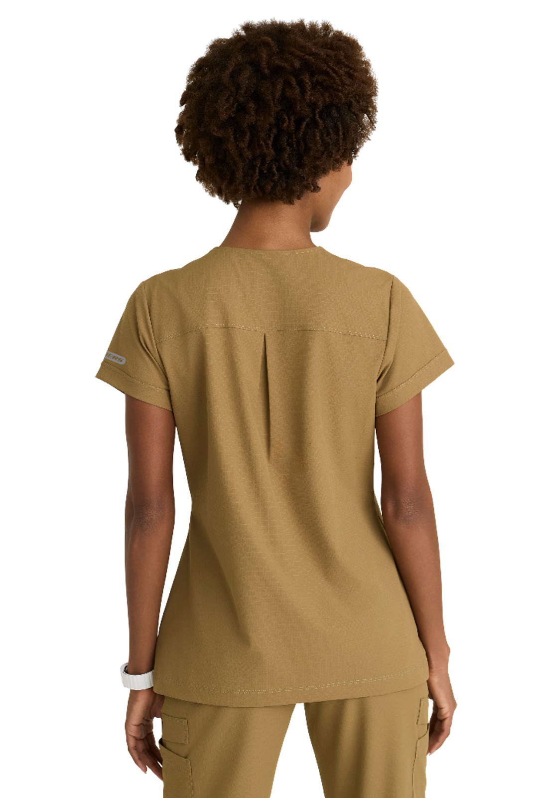 Skechers Ripstop Collection - Women's Two-Pocket Round Neck Trek Scrub Top 1