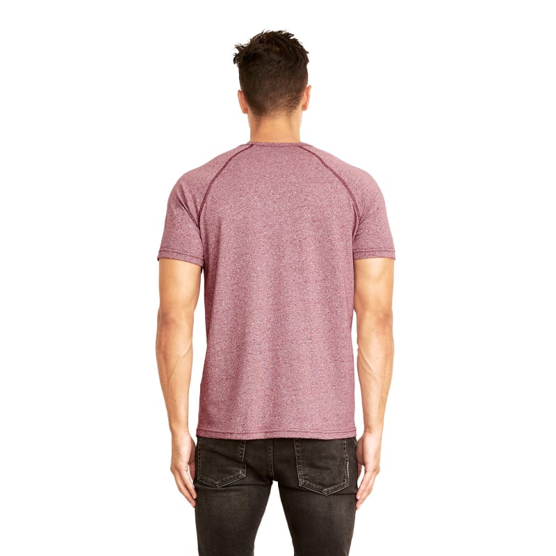 Next Level Apparel Men's Mock Twist Short-Sleeve Raglan T-Shirt 16