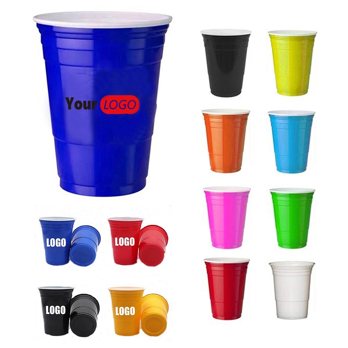 16 oz Plastic Disposable Party Cup
