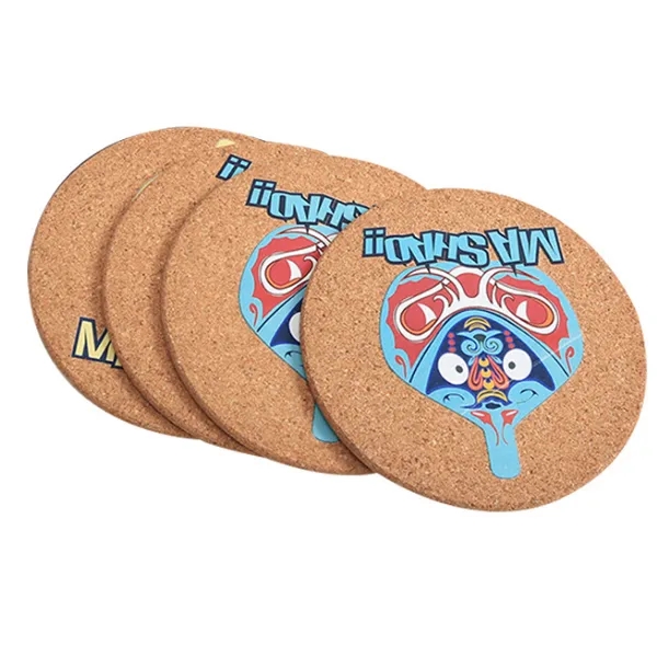 Round Cork Coaster Wedding Favors 5