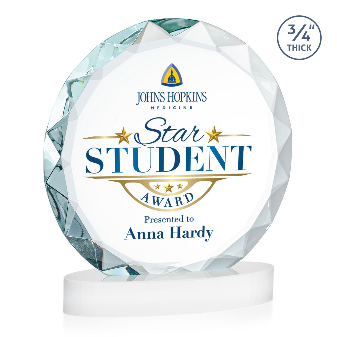 Centura VividPrint™ Award on Alberton Base - White 10