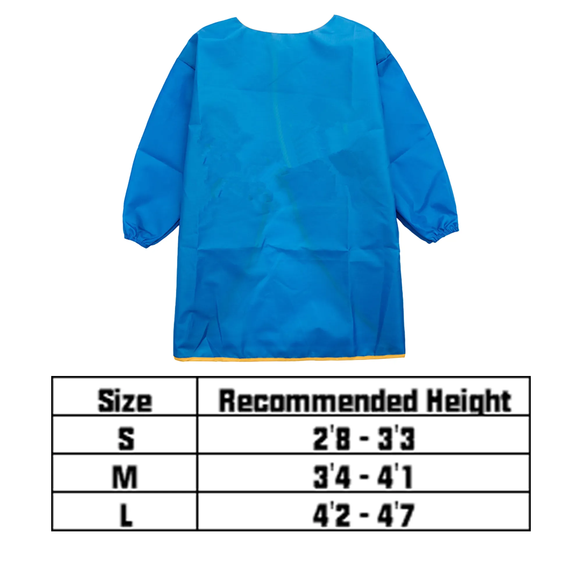 MOQ 20 Kids Art/Eating/Play Smock Reversible Apron 6