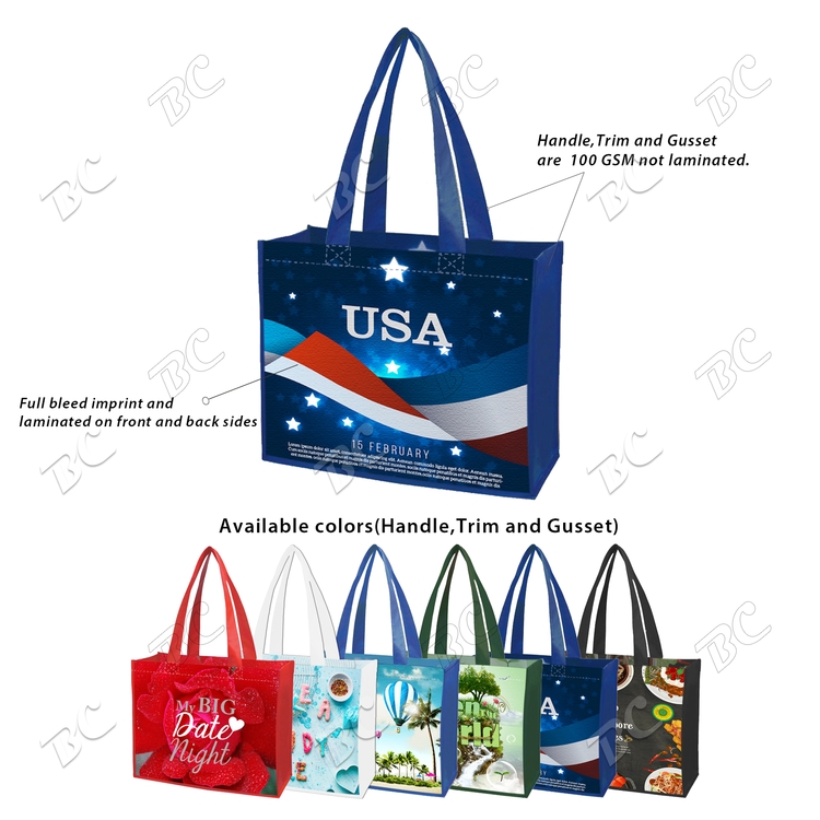 Free Shipping 16 x 12 Small Quantity Custom Laminated Bag 4