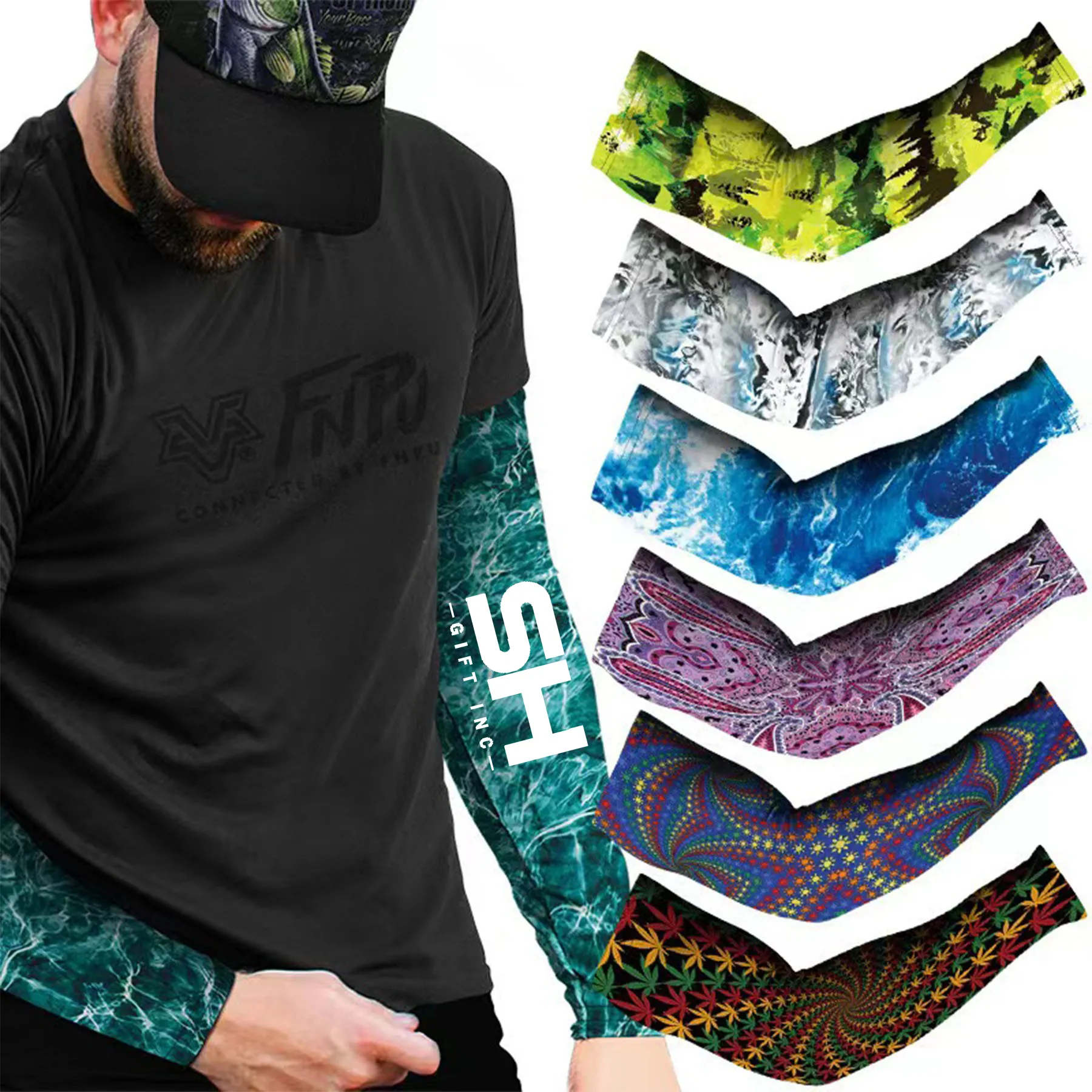 Full Color Cooling Arm Sleeves 2