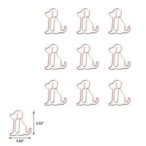 Animal Deer Shaped Paper Clips In Tin Box 7